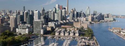A,View,Of,Buildings,In,Downtown,Toronto,Viewed,From,The